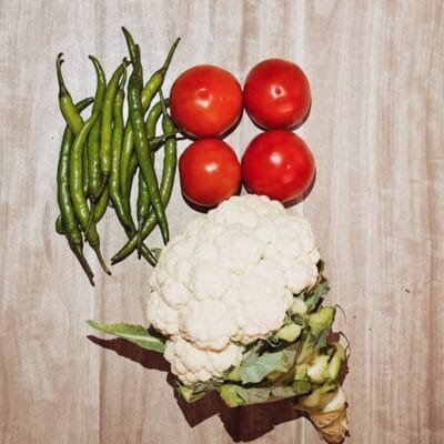 Combo Vegetables (Tomato, Green Chili & Cauliflower) - 1kg