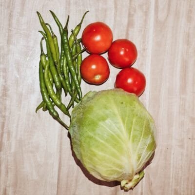 Combo Vegetables (Tomato, Green Chili & Cabbage) - 1kg